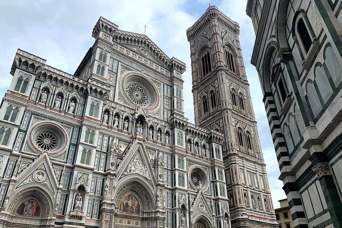 Facade of cathedral of Florence