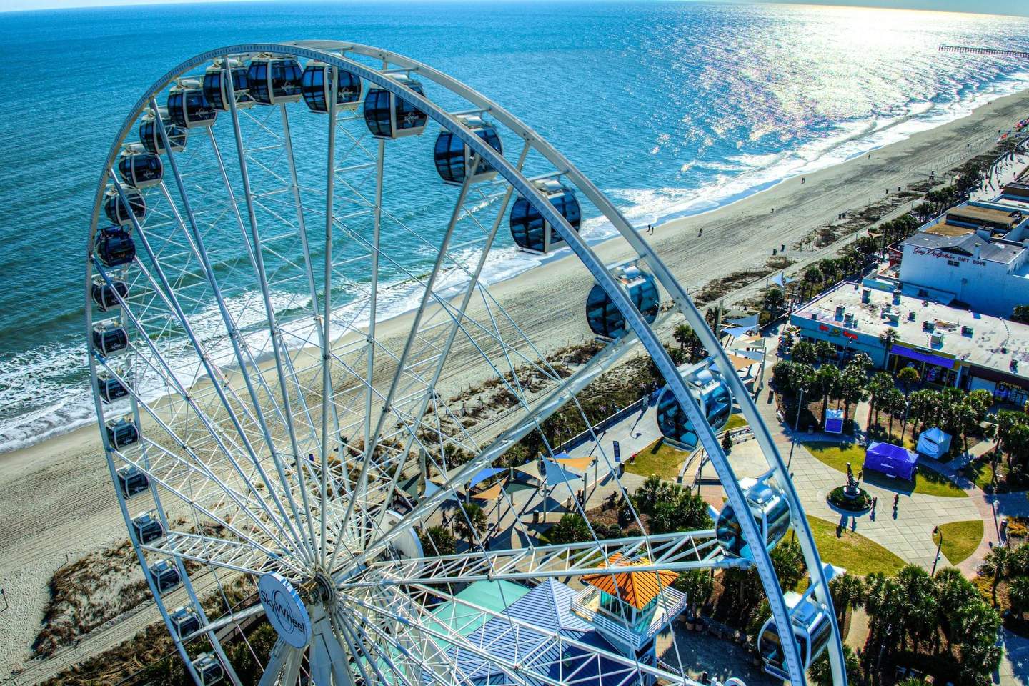 SkyWheel Myrtle Beach SkyWheel Daytime Beach Views